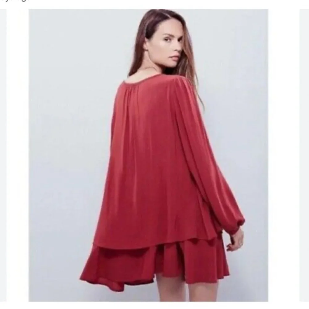 Free People Beck Mini Dress Tunic Size XS NEW